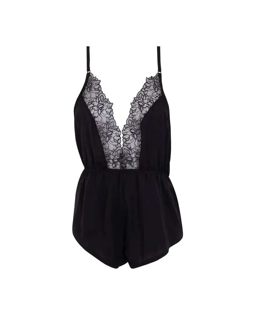 Alanna Luxury Satin Teddy