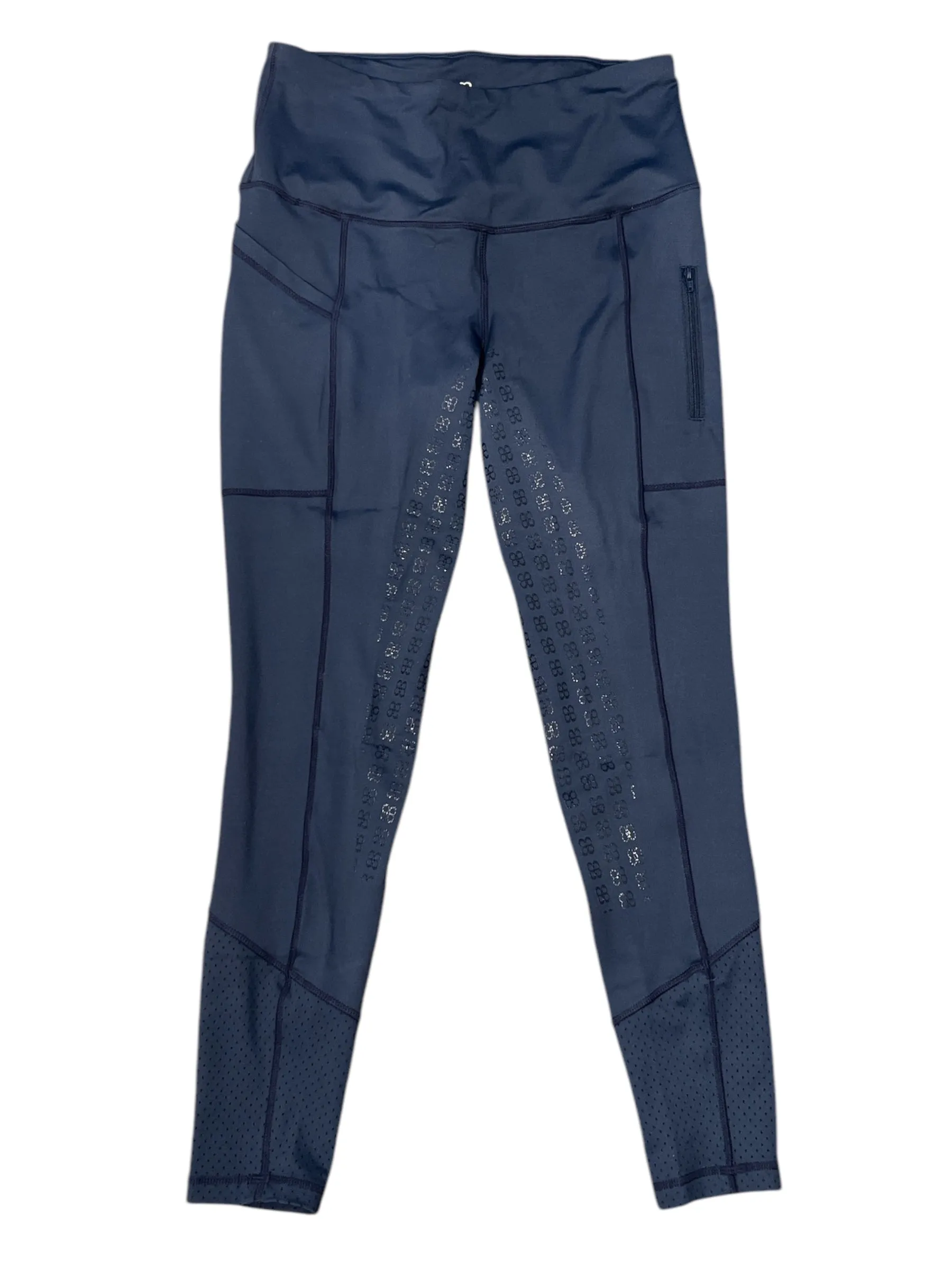 Barn and Beyond Equestrian Calypso Full Seat Grip Leggings - Navy / Size Small NEW