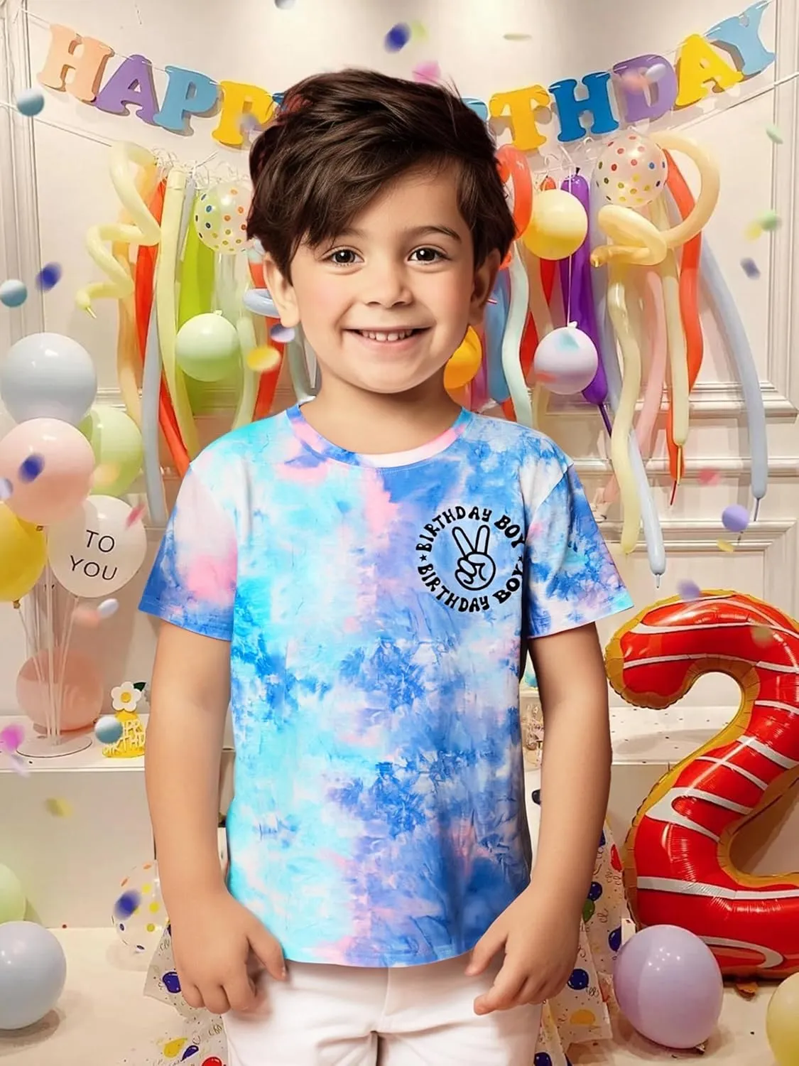 Birthday Dude Cute Graphic Tee - Boys & Girls Toddler to Teen Casual Short Sleeve Top
