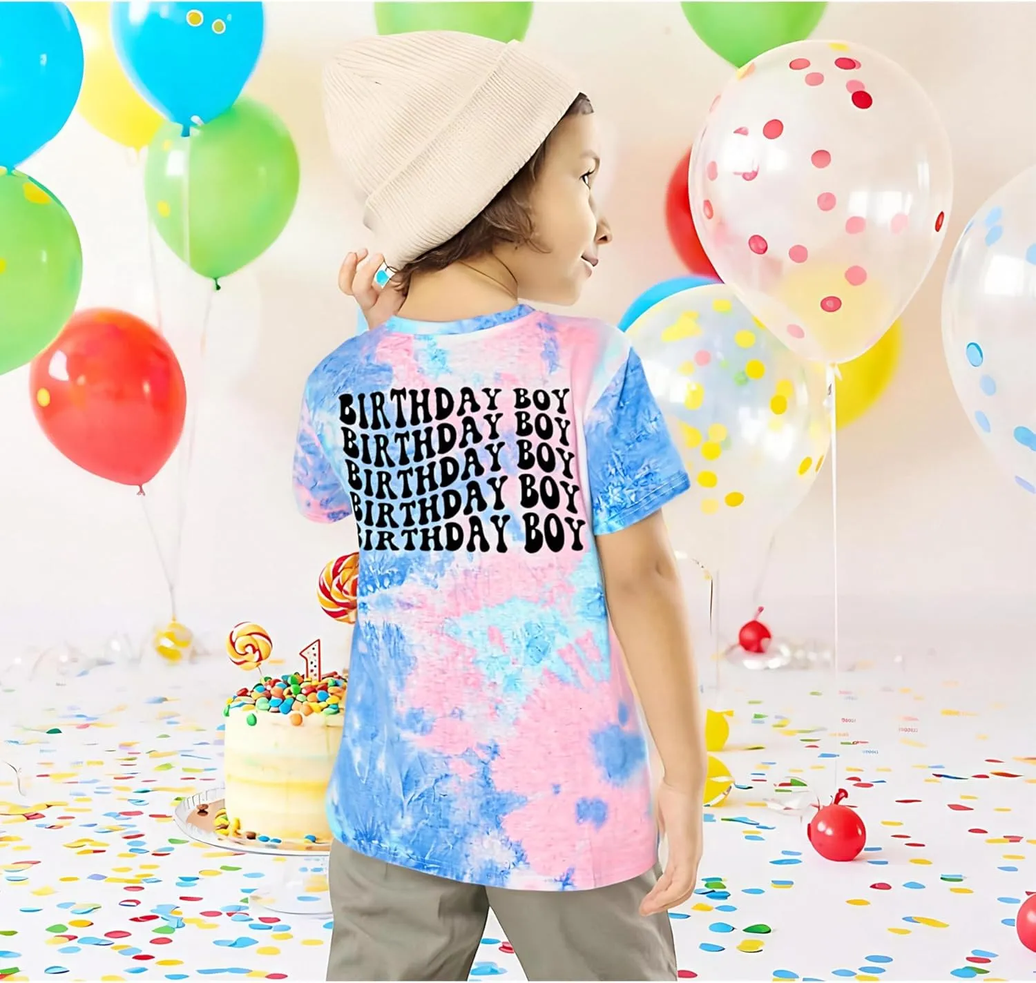 Birthday Dude Cute Graphic Tee - Boys & Girls Toddler to Teen Casual Short Sleeve Top