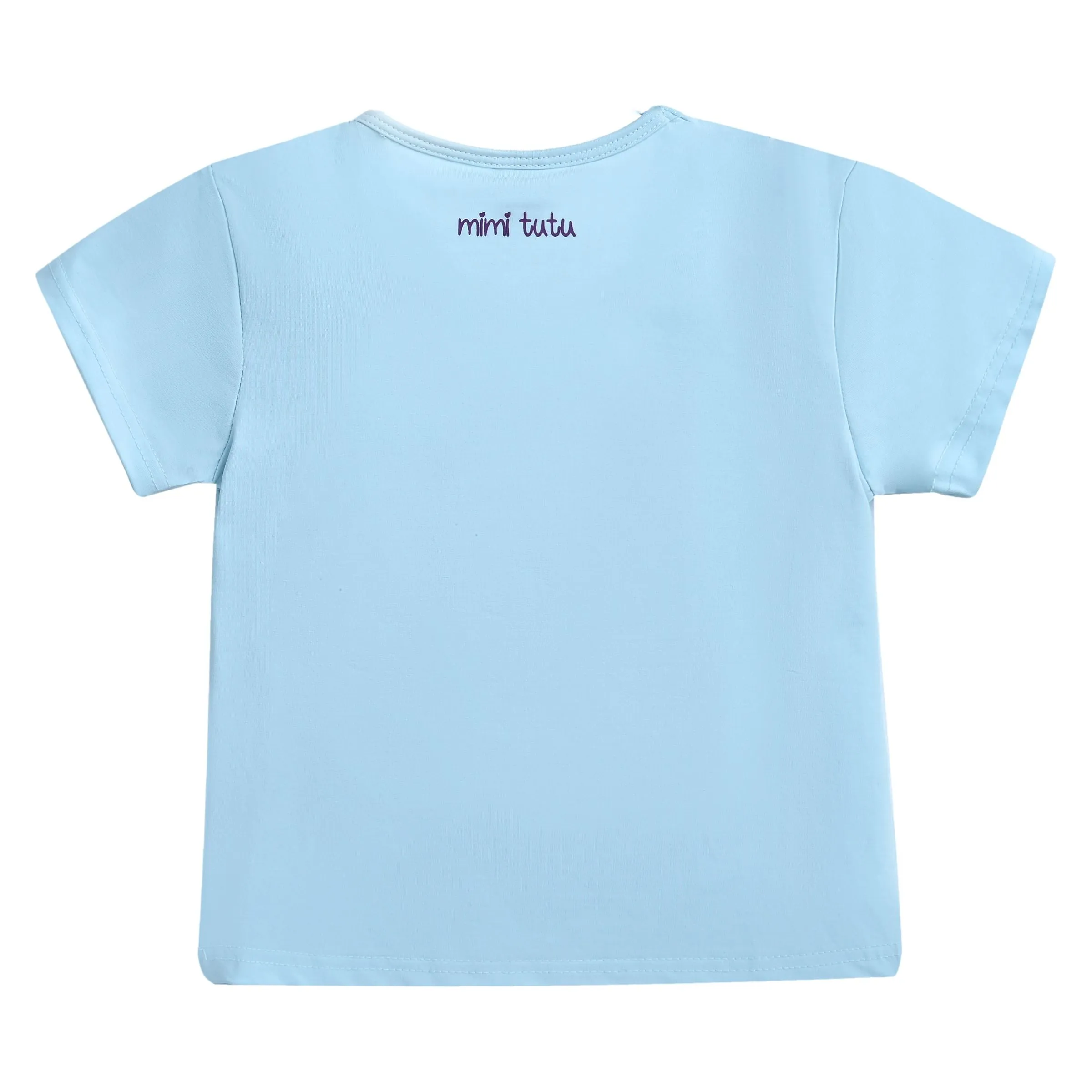 Blue Swan Applique T-Shirt