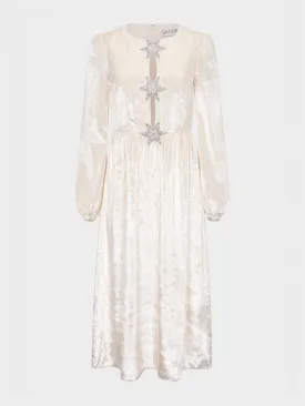 Camille bows dress in tusk pearl stars