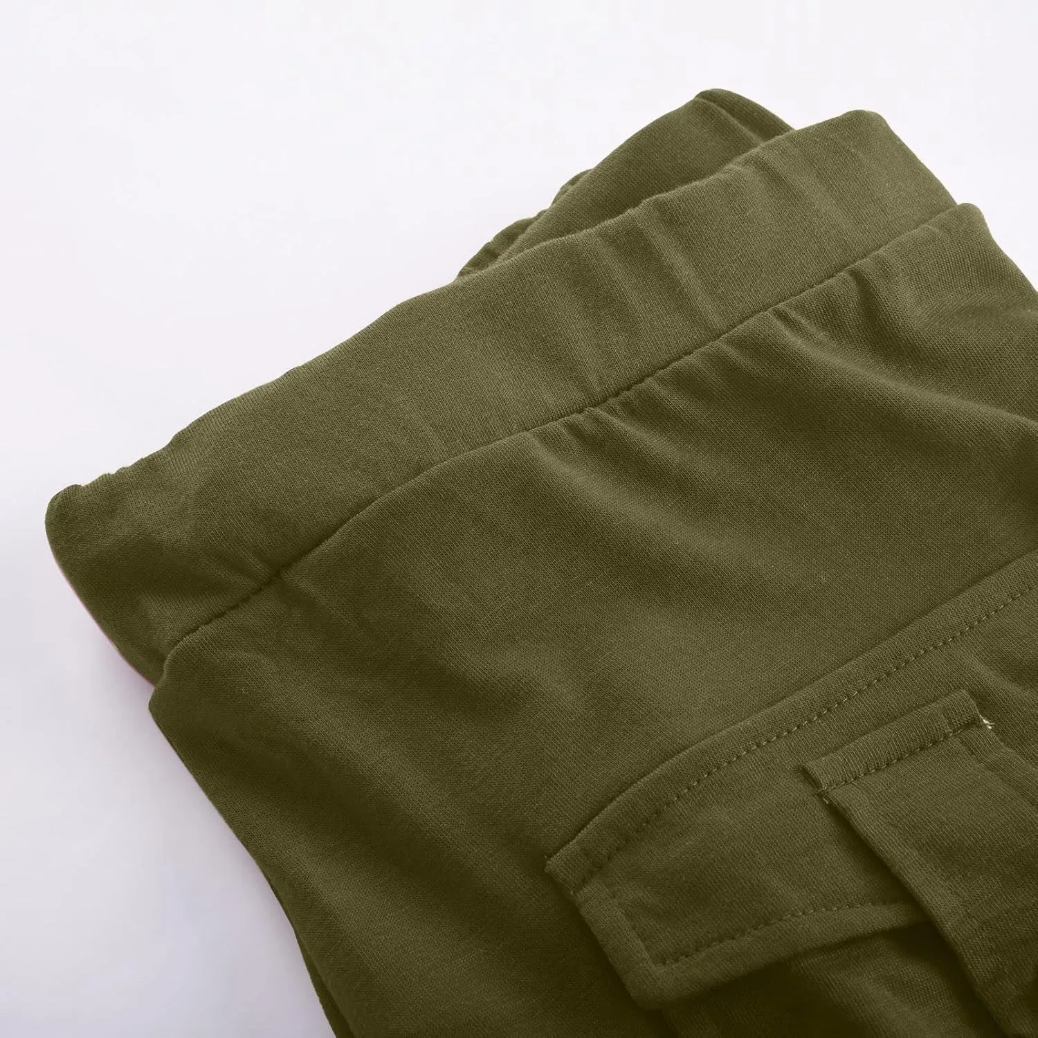 Cargo Capris for Women with Multi-Pocket Summer Mid Rise Lightweight Jogger Pants Stretchy Tactical Tavel Hiking Pant
