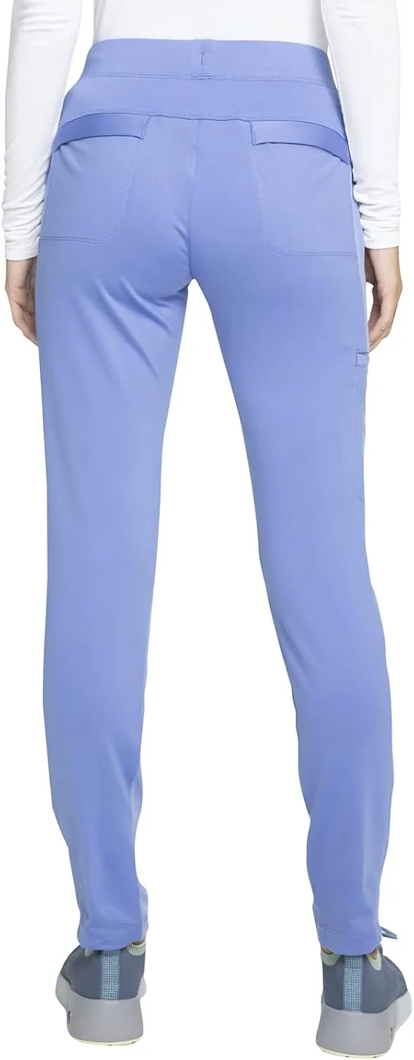 Cherokee Statement Women Scrubs Pant Mid Rise Tapered Leg Drawstring CK055
