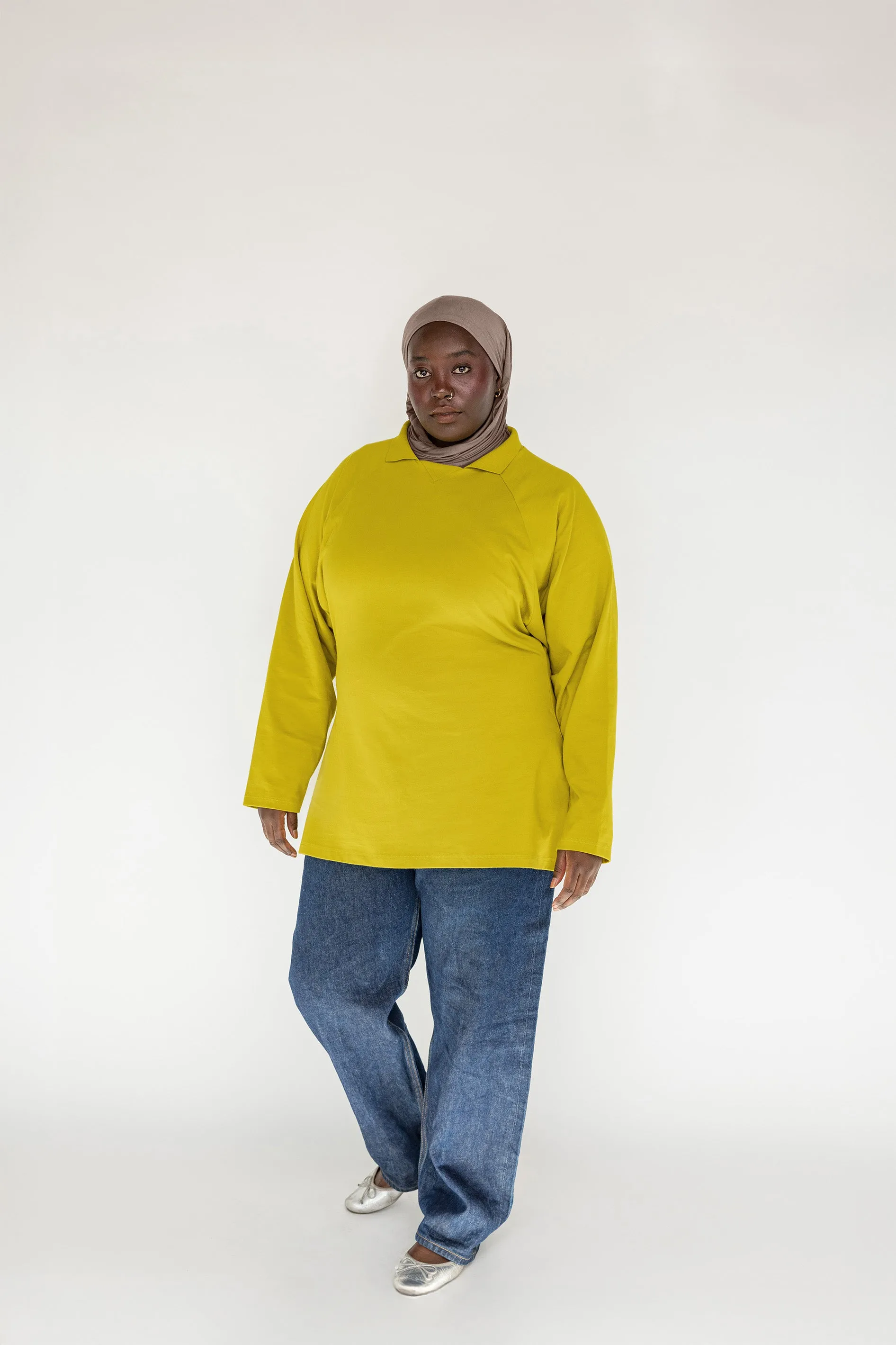 contoured polo