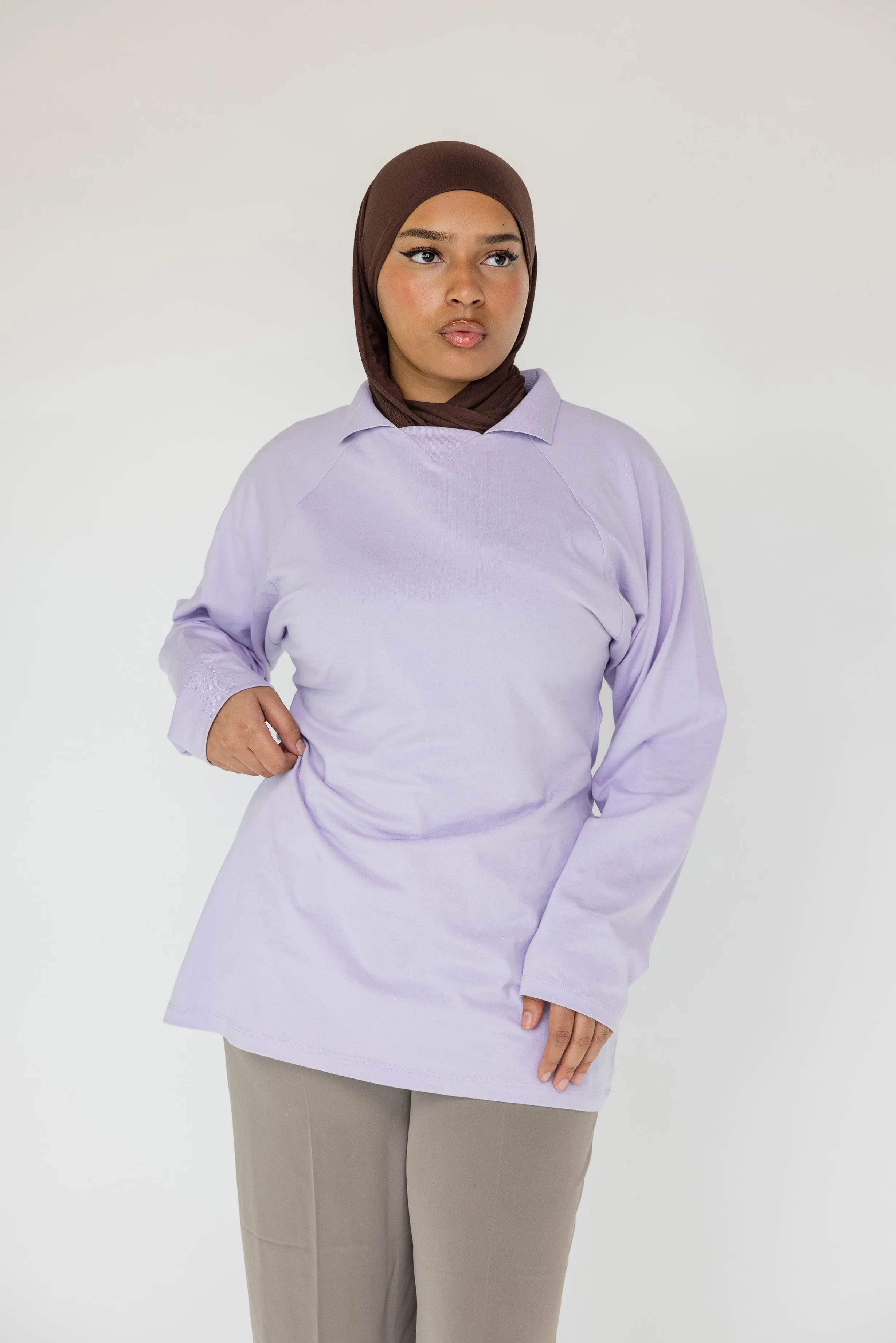 contoured polo