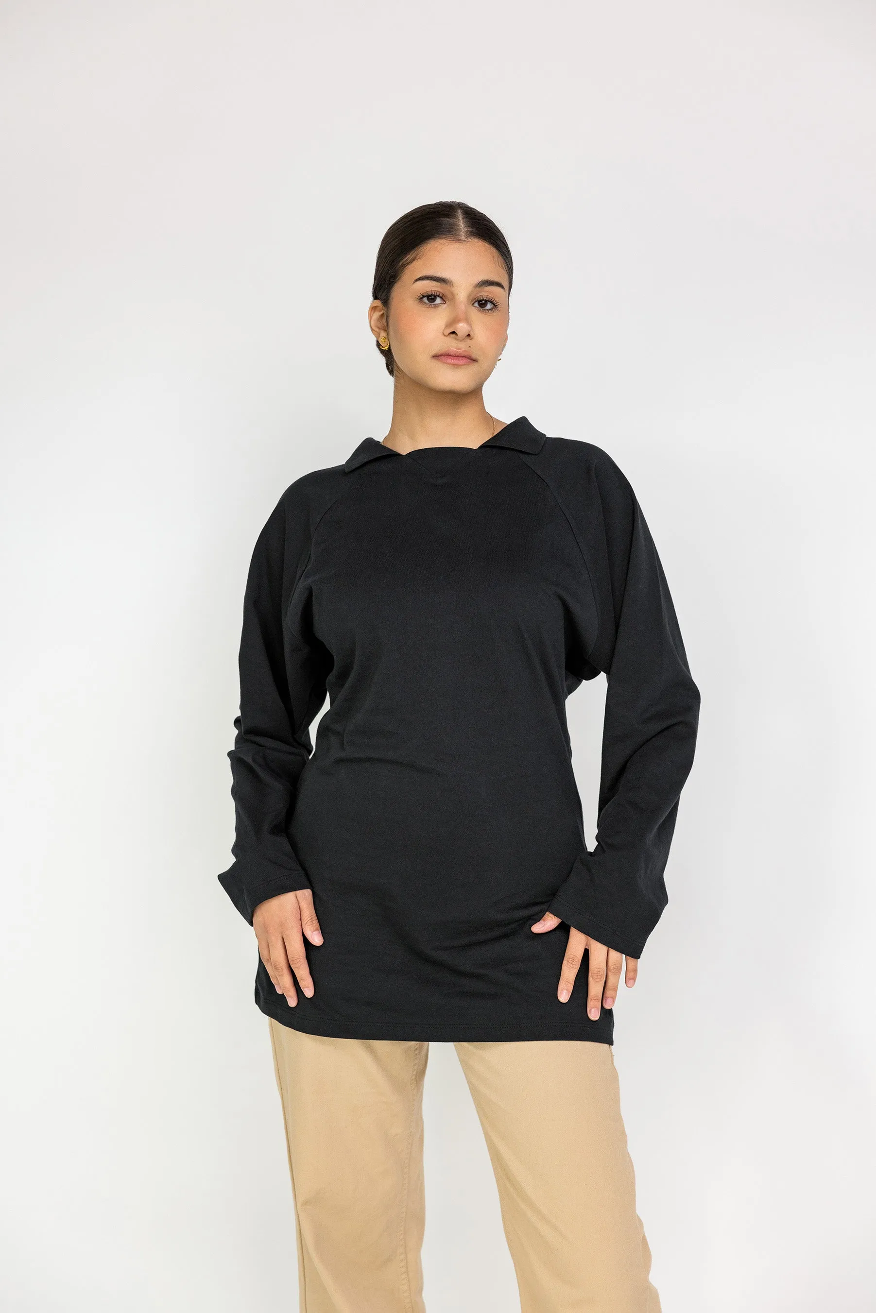 contoured polo