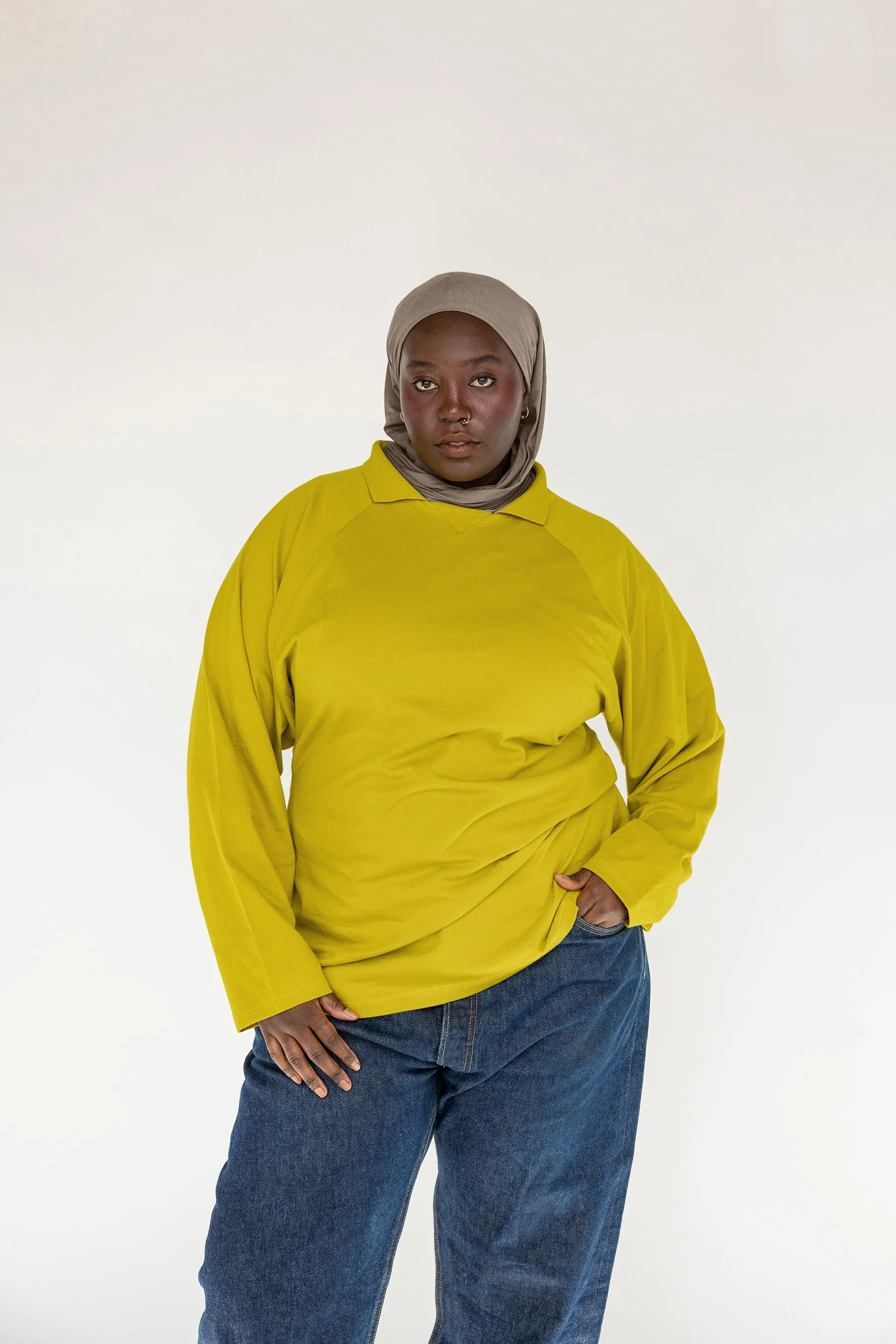 contoured polo