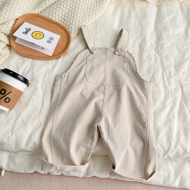 Corduroy Overalls Baby Jumpsuits