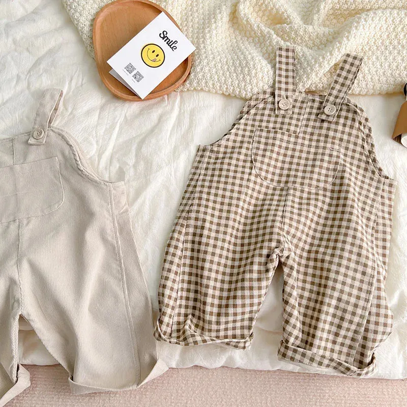 Corduroy Overalls Baby Jumpsuits