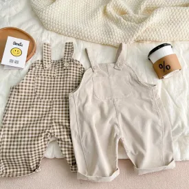 Corduroy Overalls Baby Jumpsuits