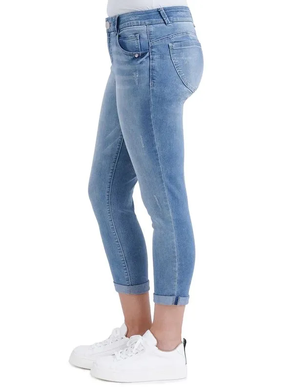 Democracy Womens "Ab"solution Ankle Skimmer Jeans
