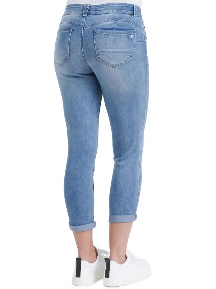 Democracy Womens "Ab"solution Ankle Skimmer Jeans