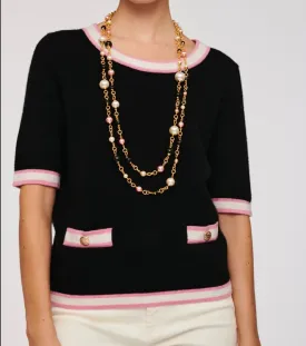 Double Long Pearl Necklace