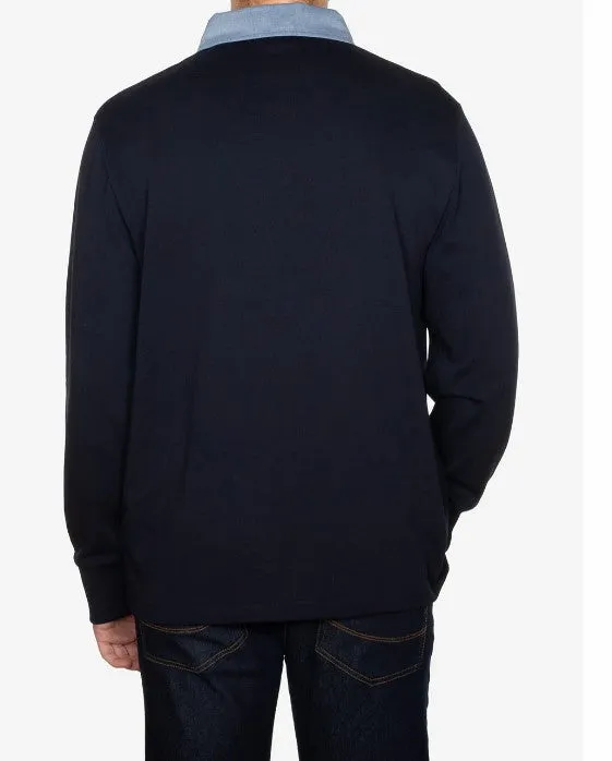 GANT - Chambray Heavy Rugger, Evening Blue