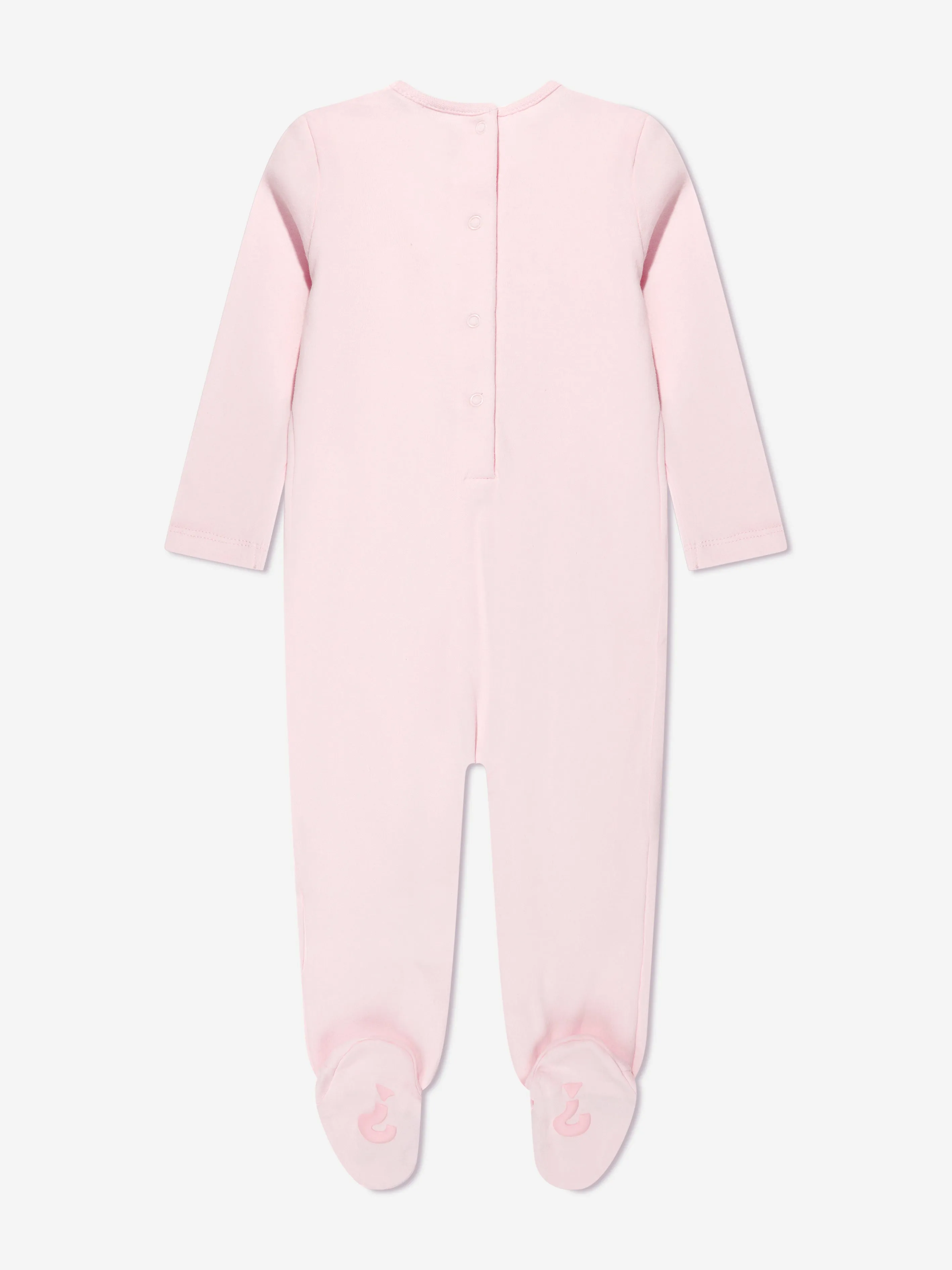 Guess Baby Girls Logo Babygrow in Pink