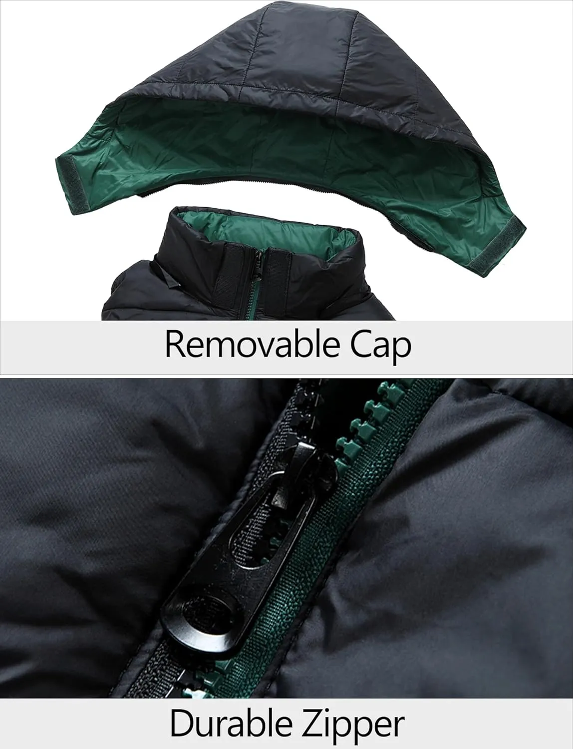 Happy Cherry Kids Down Jacket Hooded Vest Winter Jacket for Boys Hoodies Padded Jackets Girls Outwear Coat 3-14 Years