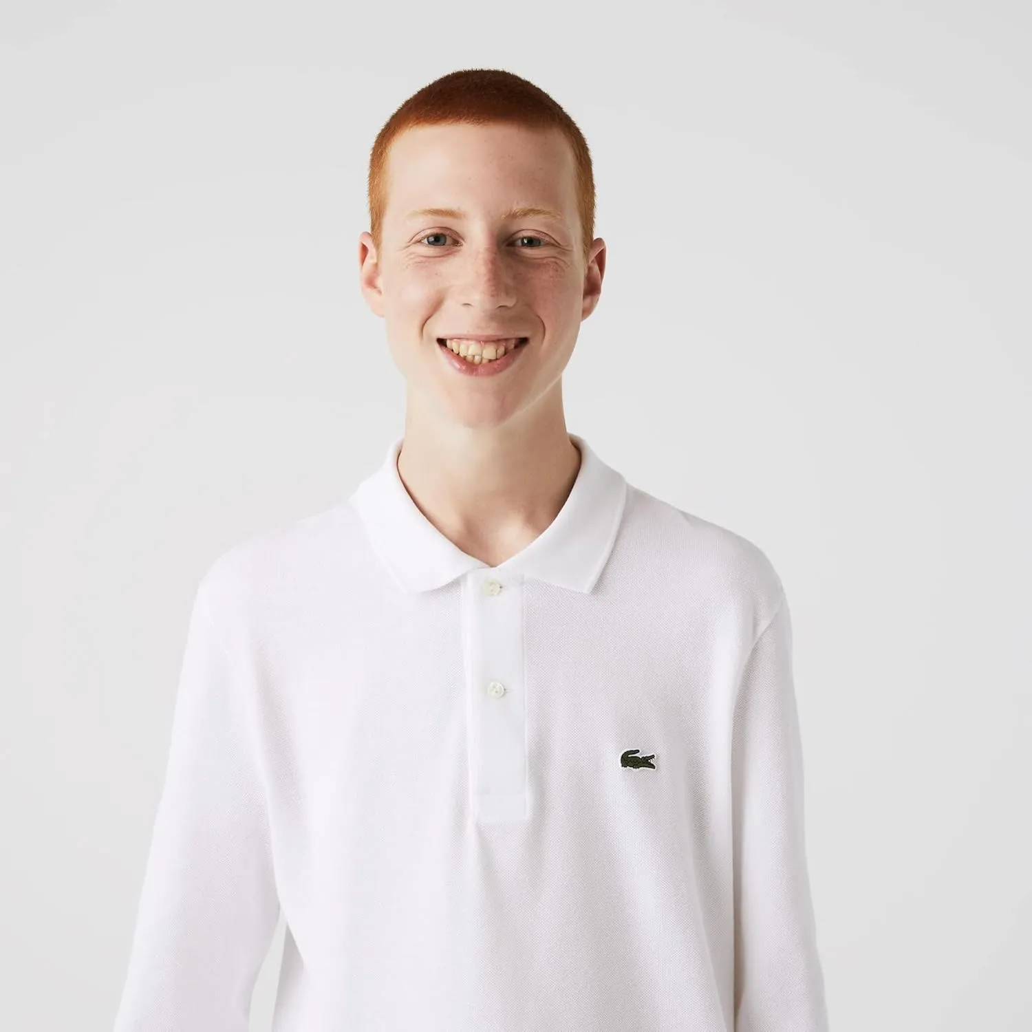 Lacoste Mens Classic Long Sleeve Pique Polo Shirt
