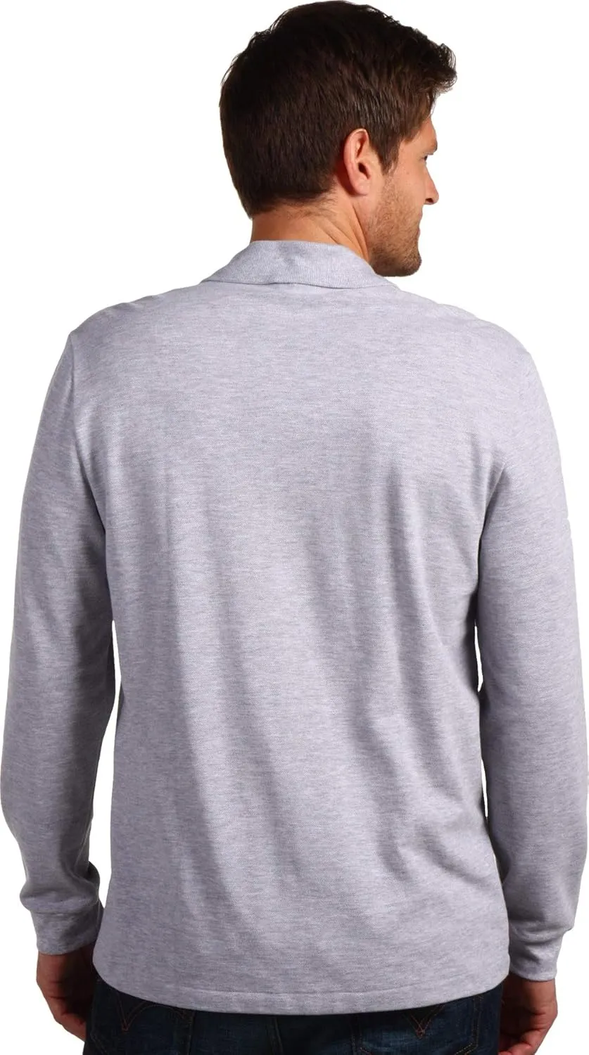 Lacoste Mens Classic Long Sleeve Pique Polo Shirt