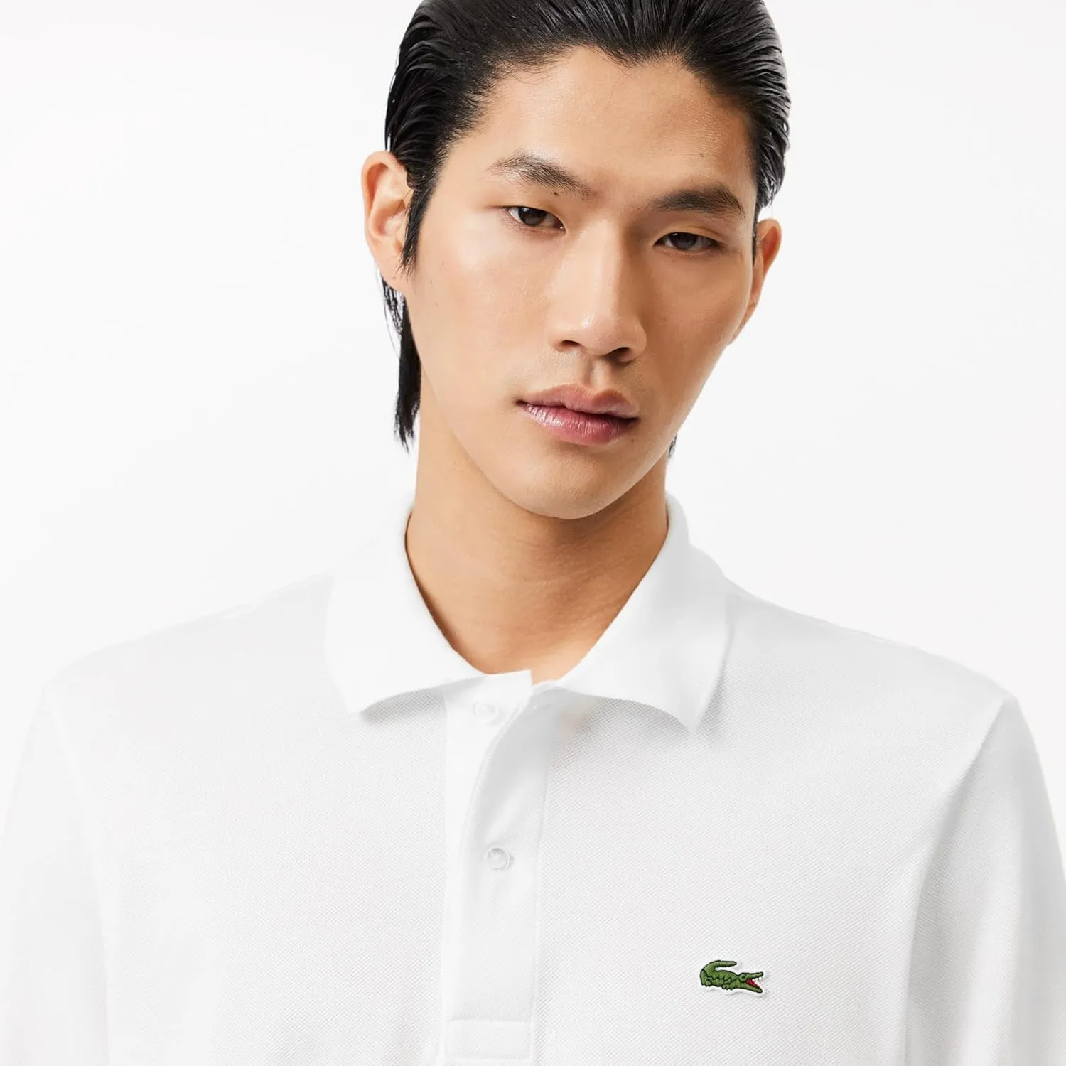 Lacoste Mens Classic Long Sleeve Pique Polo Shirt