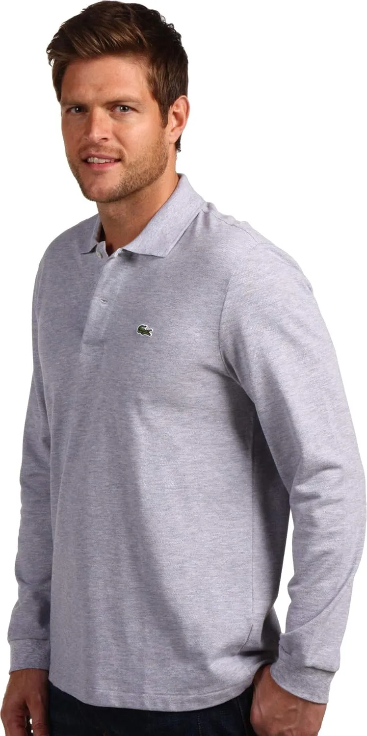 Lacoste Mens Classic Long Sleeve Pique Polo Shirt