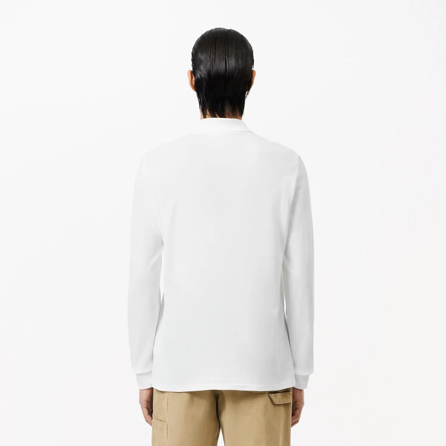 Lacoste Mens Classic Long Sleeve Pique Polo Shirt