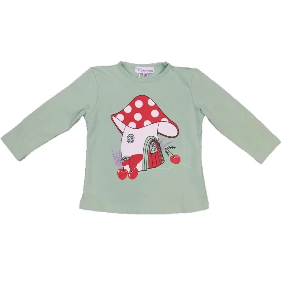 Martino - Mushroom Print T-Shirt