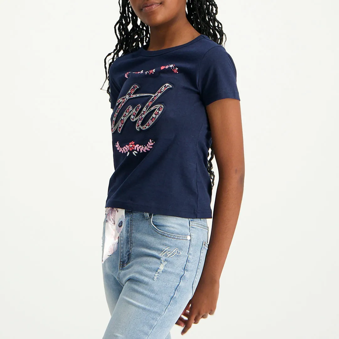 Navy Short Sleeve Tee