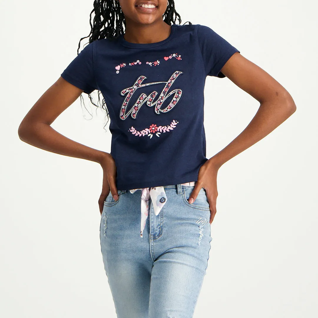 Navy Short Sleeve Tee