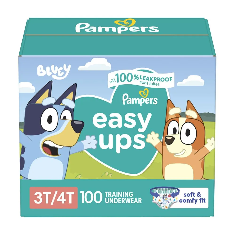 Pampers Easy Ups Diapers, Size 5 (3T-4T)