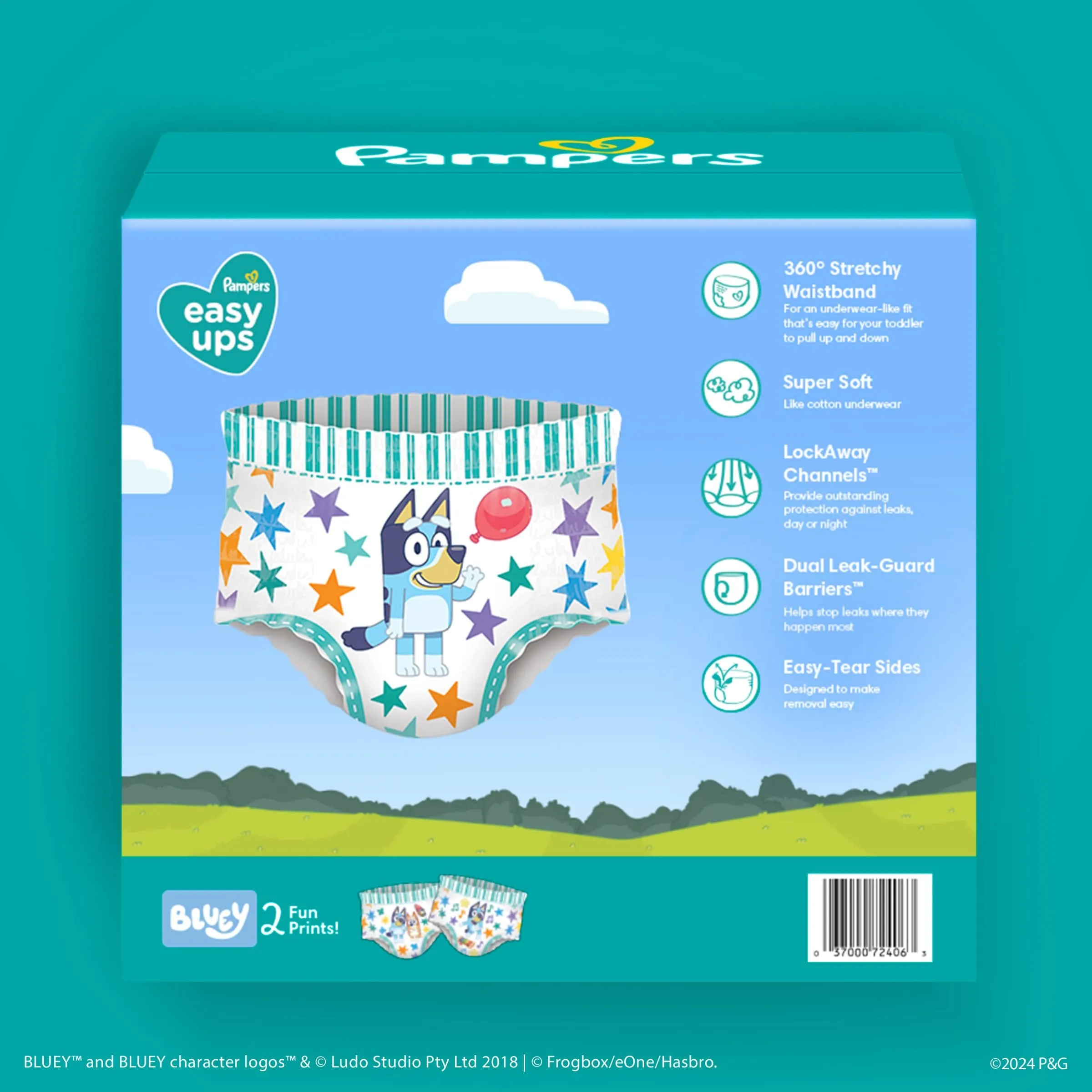 Pampers Easy Ups Diapers, Size 5 (3T-4T)