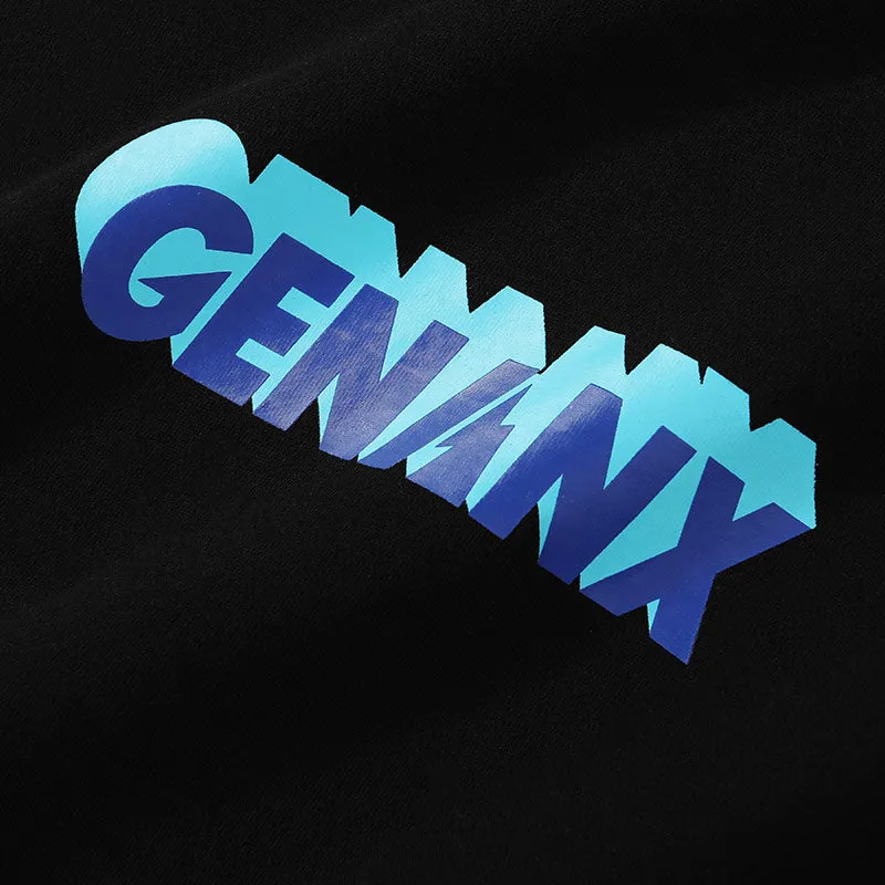 Plain Letter Print Minimalist Hoodies