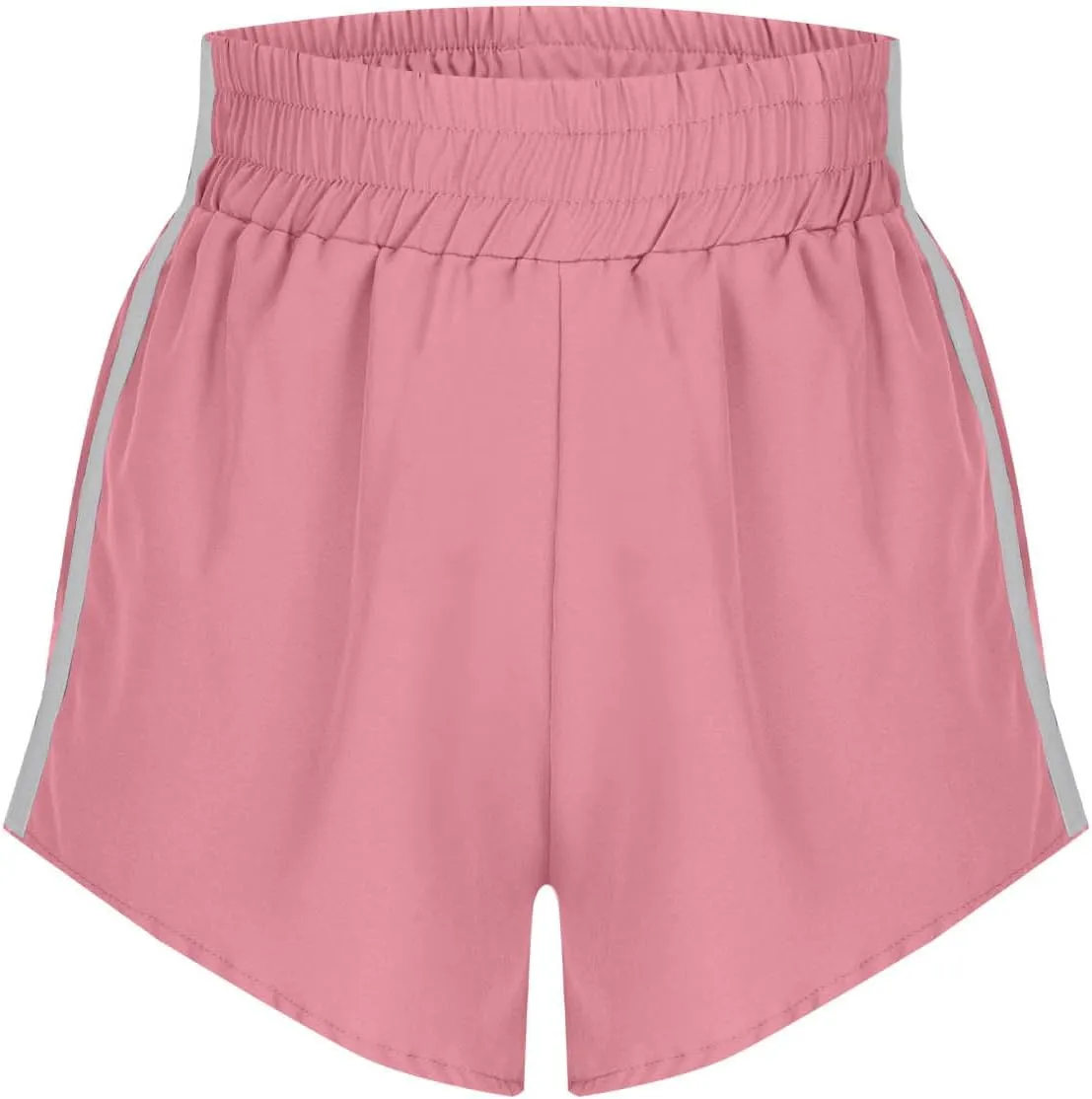 Running Shorts for Women Summer High Waisted Pleated Quick Dry Athletic Short Pants Casual Fashion Loose Fit Shorts