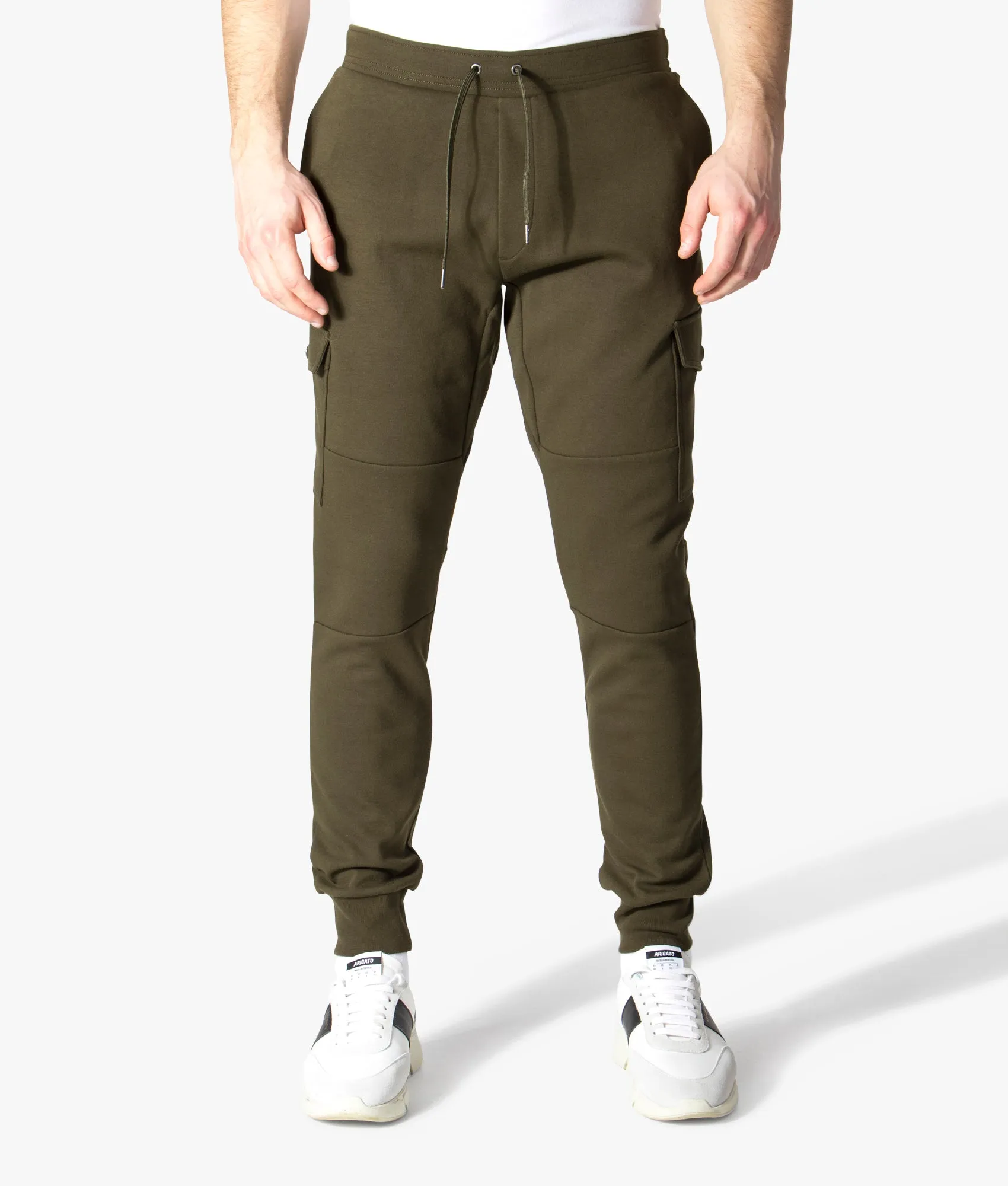 Slim Fit Double Knit Cargo Joggers