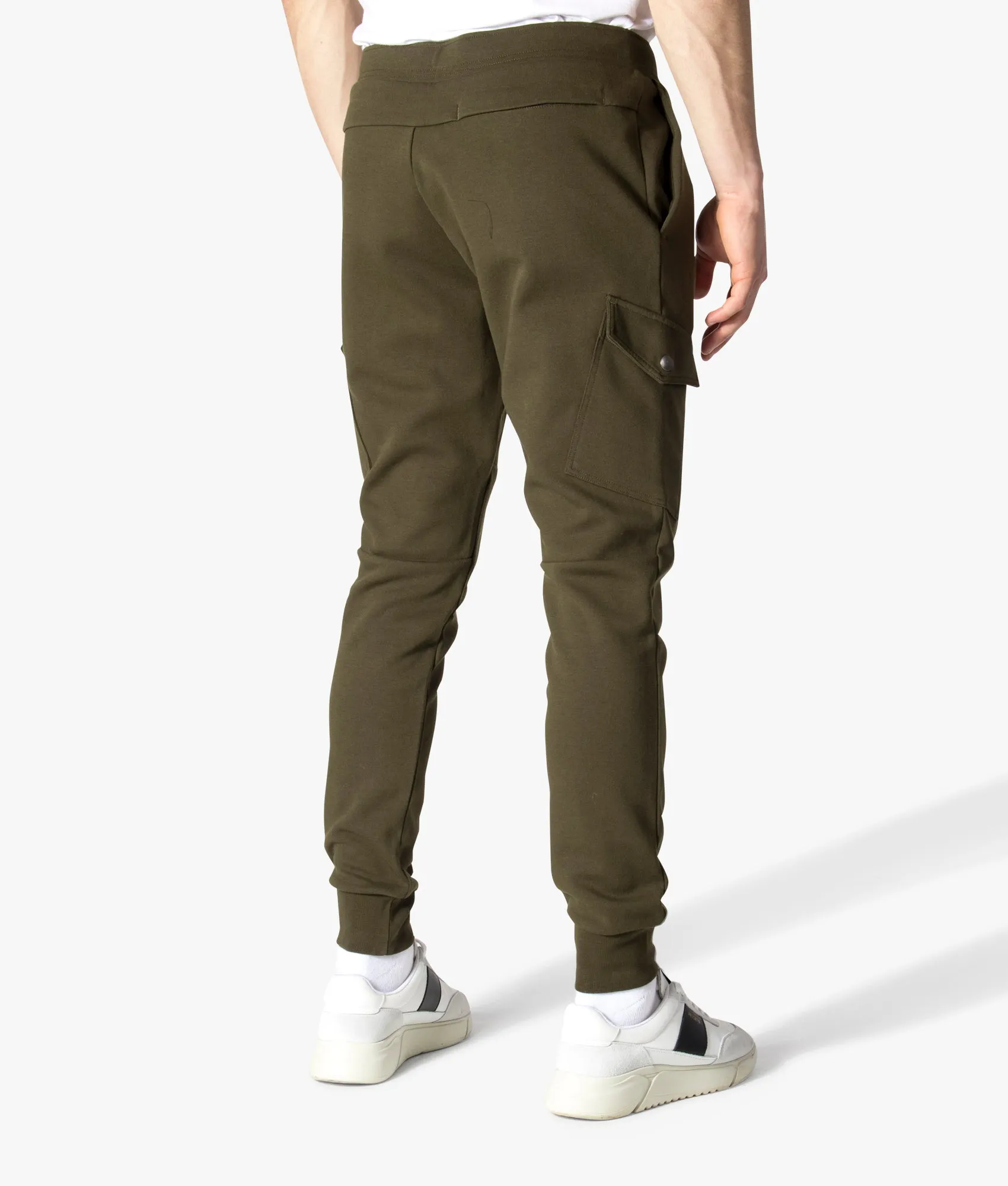Slim Fit Double Knit Cargo Joggers