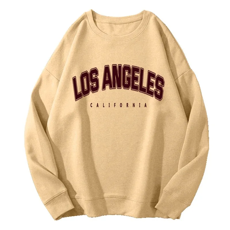 Stylish Women's Letter Graphic Print Sweatshirt / Warm Loose Clothes for Lady - SF0053