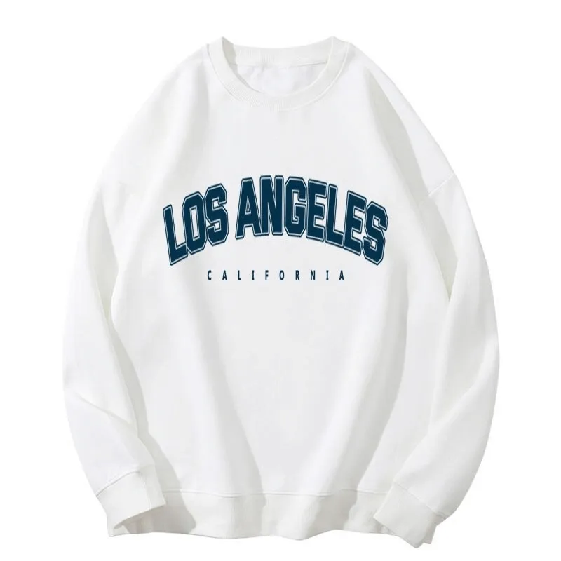 Stylish Women's Letter Graphic Print Sweatshirt / Warm Loose Clothes for Lady - SF0053