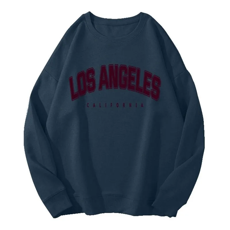Stylish Women's Letter Graphic Print Sweatshirt / Warm Loose Clothes for Lady - SF0053