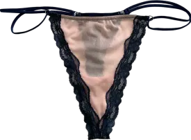 Urban Outfitters Navy Lace Thong S