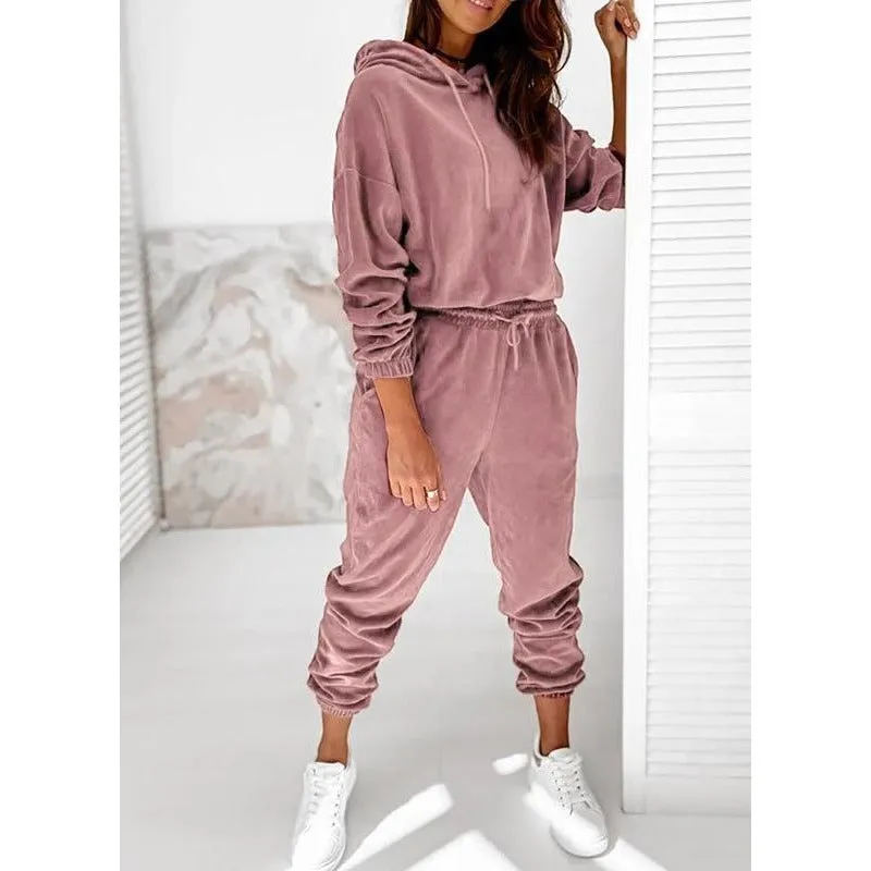 Velvet Tracksuit Set