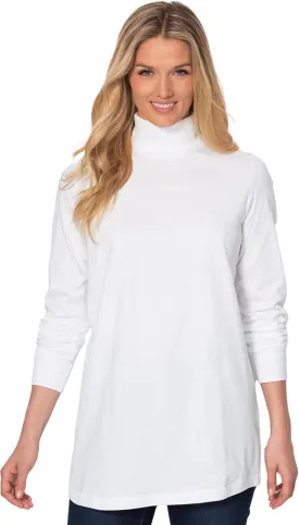 Woman Within Plus Size Perfect Long-Sleeve Turtleneck Tee (Petite Available)