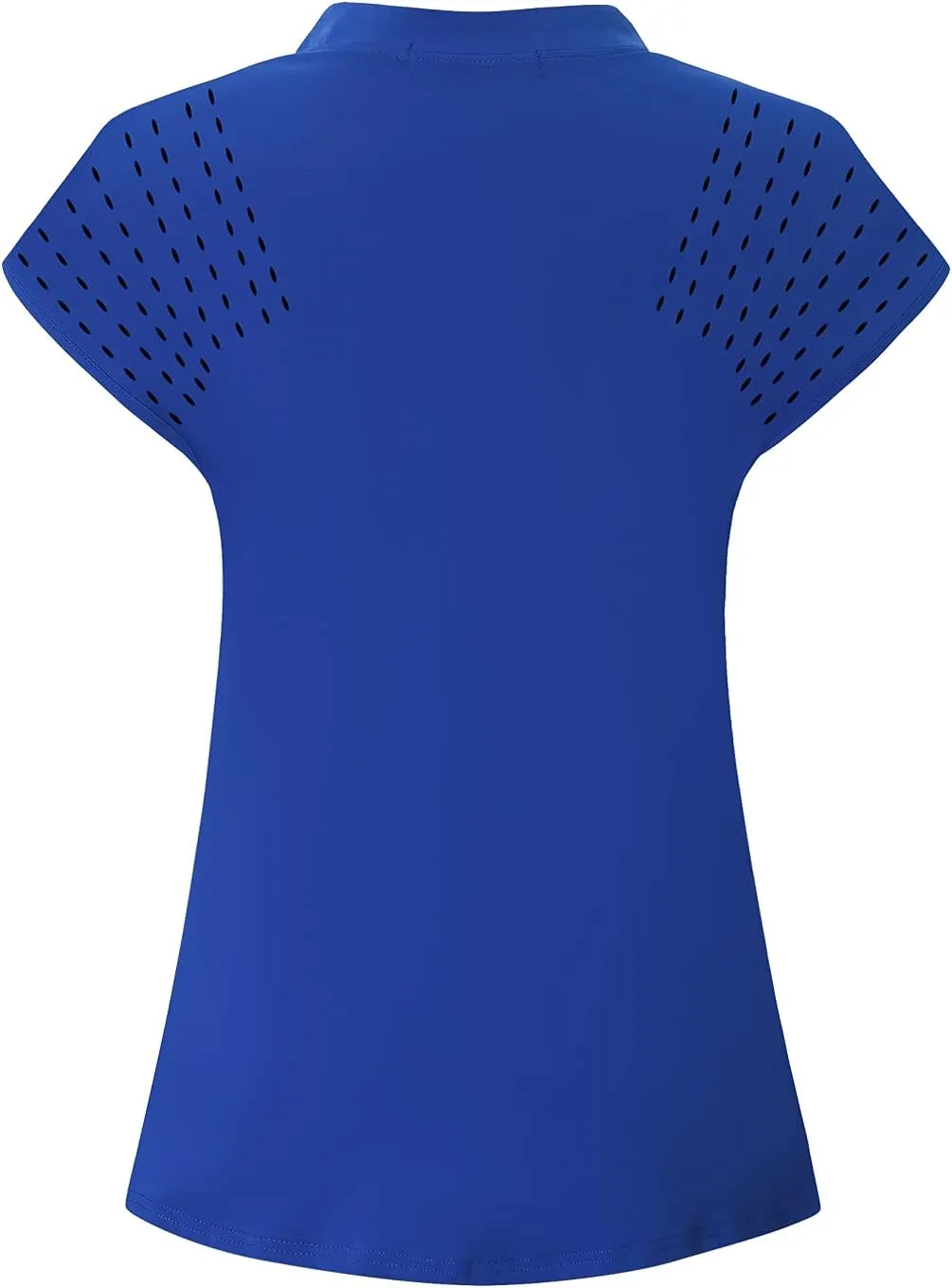 Womens V Neck Golf Polo Shirts Short Sleeve Sport Shirt Workout Tops