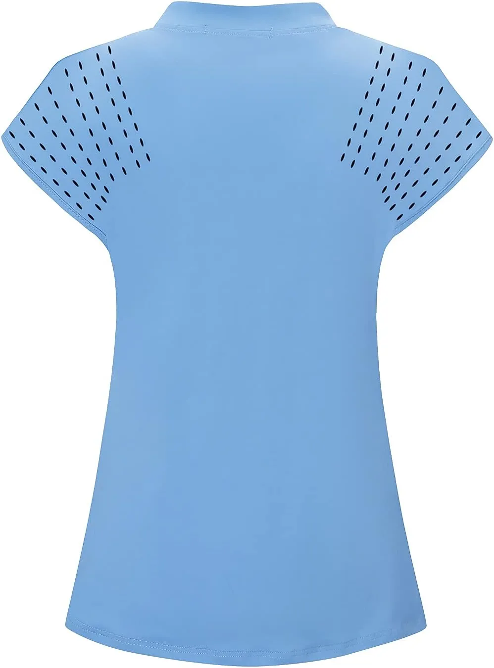 Womens V Neck Golf Polo Shirts Short Sleeve Sport Shirt Workout Tops