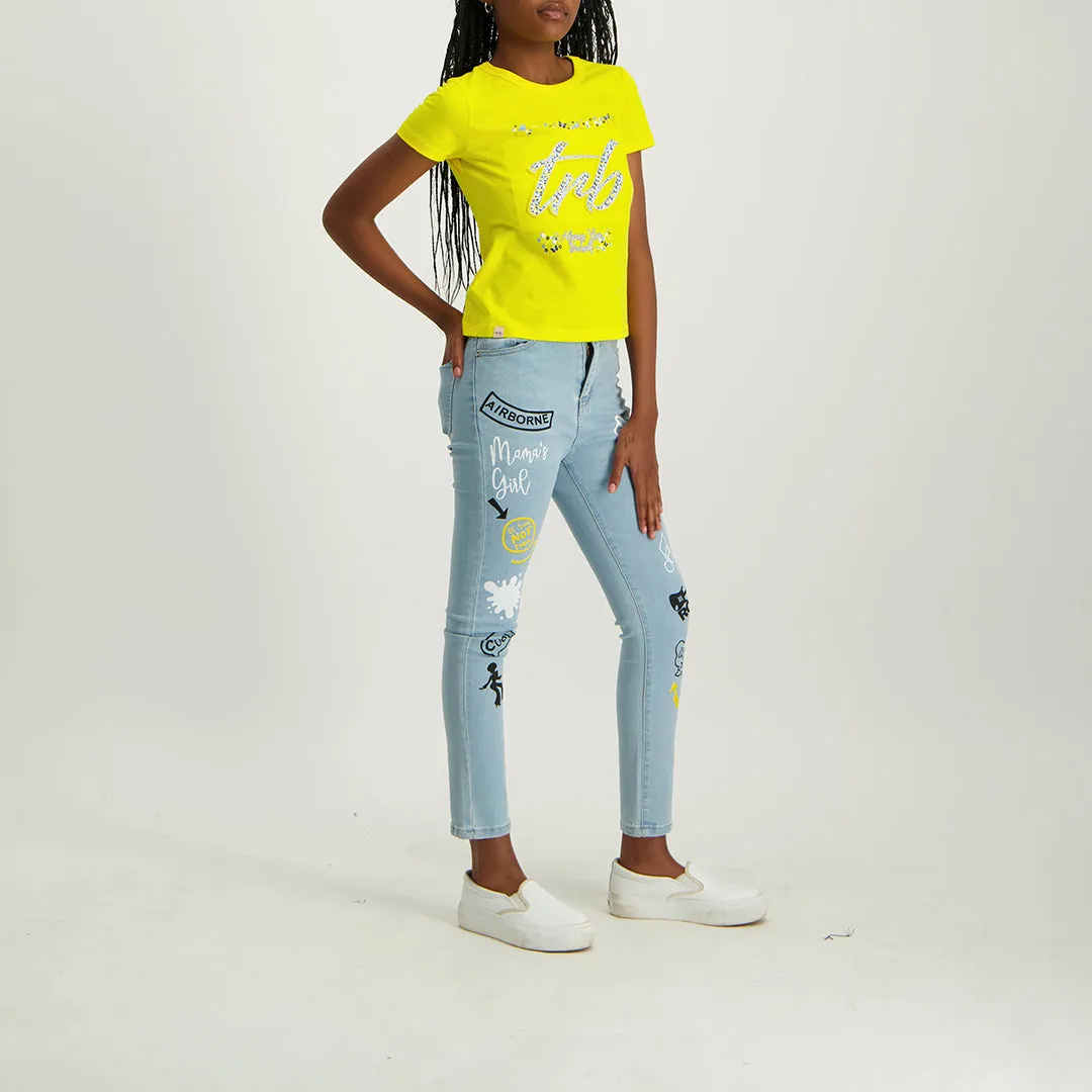 Yellow Short Sleeve Tee